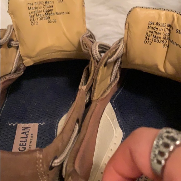 Magellan footwear men’s brown leather moccasin 👞 - Picture 7 of 8